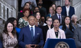 Mayor Eric Adams and Speaker Adrienne Adams disagree about immigration enforcement, but they’re now on the same side of a federal lawsuit.