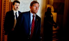 Sen. Richard Blumenthal (D-CT) walks off the Senate floor at the U.S. Capitol Building on June 30, 2025 in Washington, DC. Blumenthal sent letters to 20 inspectors general on July 31 calling for them to tally the full cost of DOGE.