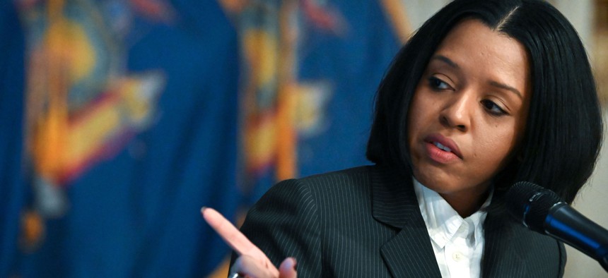 WFP-backed candidate for mayor of Albany Dorcey Applyrs