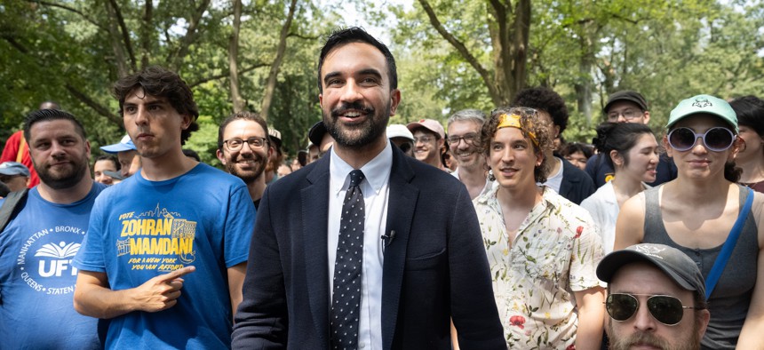 Mayoral candidate Zohran Mamdani relaunched his volunteer field campaign in Prospect Park, Brooklyn, on Aug. 17, sending more than 2000 volunteers to knock doors, the campaign said.