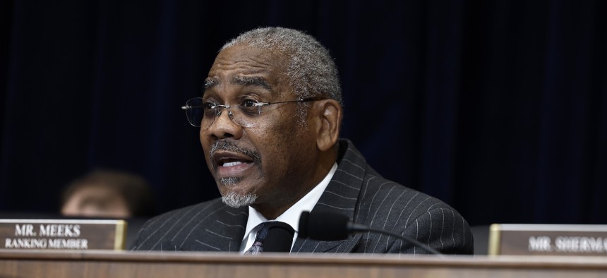 Rep. Greg Meeks speaks during a March 2024 hearing of the House Foreign Affairs Committee.