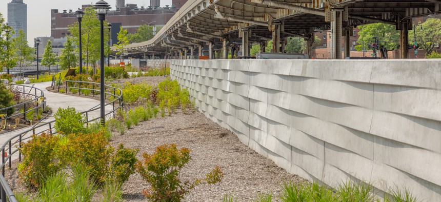 Stuyvesant Cove Park got flooding protection upgrades and reopened in 2023.