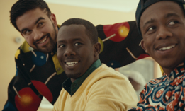 Zohran Mamdani, left, plays a chess hustler in a scene from the 2016 Disney movie “Queen of Katwe.”