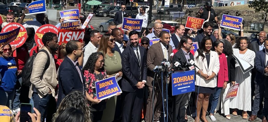 Bronx Democratic Party Chair Jamaal Bailey endorsed Zohran Mamdani along with several other Bronx officials.