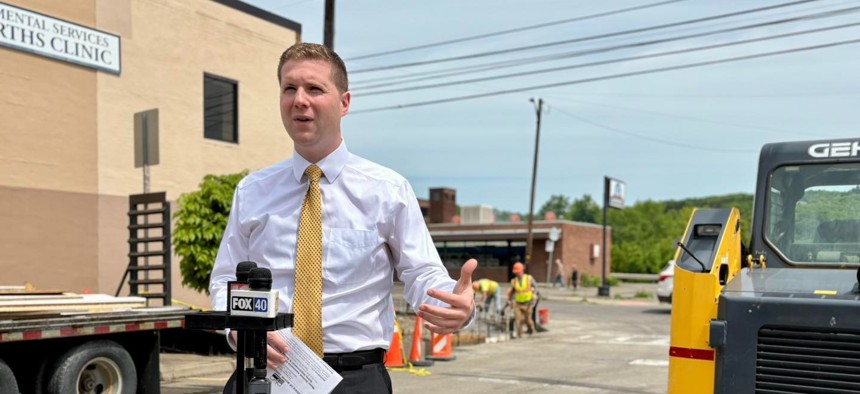 Binghamton Mayor Jared Kraham is running for reelection.