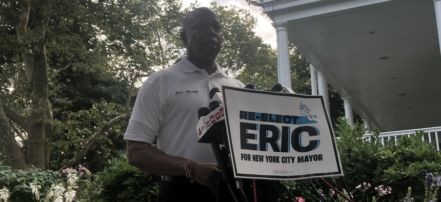Mayor Eric Adams is refusing to be pushed out.