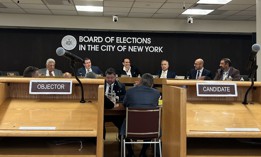 The Board of Elections voted to let the voters vote.