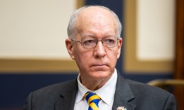 Rep. Bill Foster, D-Ill., attends the House Financial Services Committee hearing on "The Annual Testimony of the Secretary of the Treasury on the State of the International Financial System" on Wednesday, May 7, 2025. 