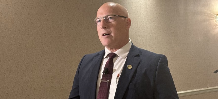 Brent Davison, a former state police commander, is the Republican nominee in the special election for the 115th Assembly District.