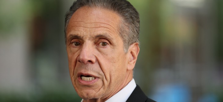 Former Gov. Andrew Cuomo is getting heckled and casting blame.