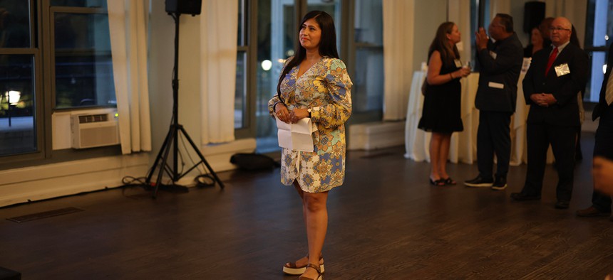 State Sen. Jessica Ramos spoke at the City & State Labor Power 100 event shortly before she launched her mayoral campaign last year.