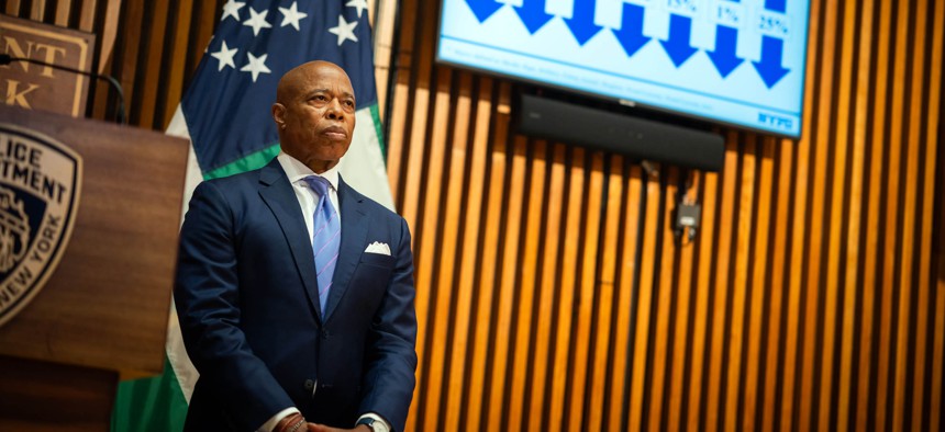 New York City Mayor Eric Adams.