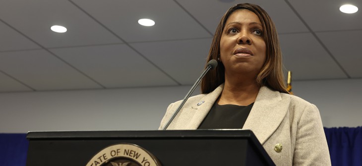 State Attorney General Letitial James.