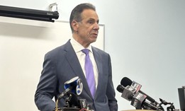 Andrew Cuomo held a press conference to tout his housing plan on Tuesday.