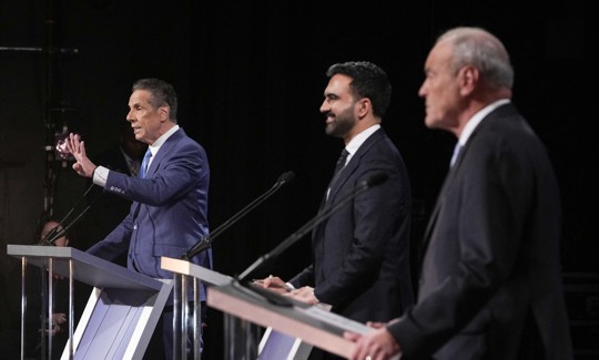 Andrew Cuomo, Zohran Mamdani and Curtis Sliwa, three very different men who want to be mayor.