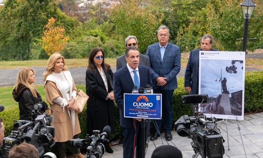 Mayoral candidate Andrew Cuomo made a stop on Staten Island Wednesday, standing with Italian Americans to criticize Mamdani’s views on Christopher Columbus.