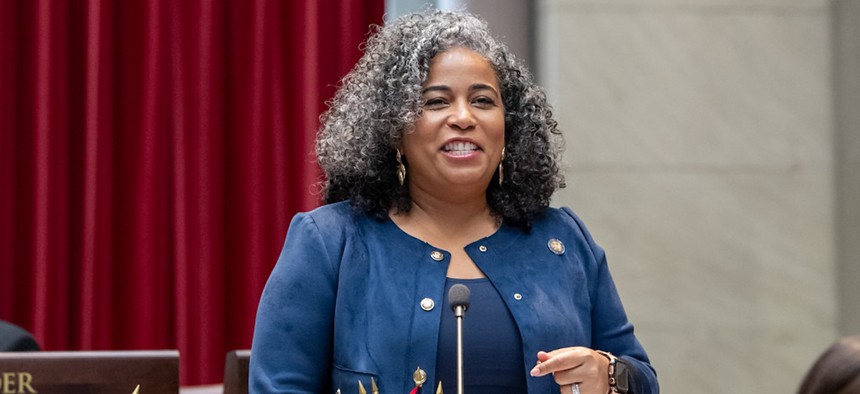 Bronx Assembly Member Karines Reyes, chair of the Puerto Rican/Hispanic Task Force.