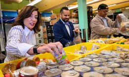 Gov. Kathy Hochul visited a food pantry in East Harlem and announced a state of emergency in response to the Trump administration cutting off federal funding for food stamps.