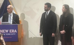 Soon-to-be First Deputy Mayor Dean Fuleihan appeared with Mayor-elect Zohran Mamdani and his Chief of Staff Elle Bisgaard-Church Monday.