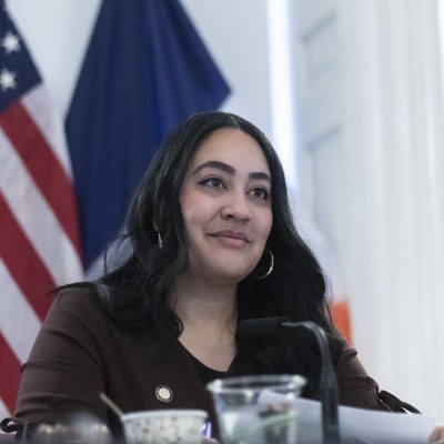 Amanda Farias pitches child care for council staff