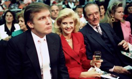 Donald Trump, left, learned the real estate business from his father Fred Trump, right, who built many middle-class developments in New York City. Can he pay it forward with Zohran Mamdani?