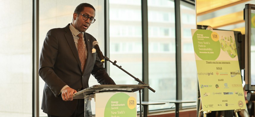 State Public Service Commission Chair and CEO Rudy Christian was the keynote speaker at City & State’s Energy Infrastructure Summit.