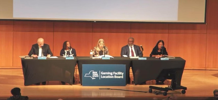 The state Gaming Facility Location Board meets to issue its final recommendations.