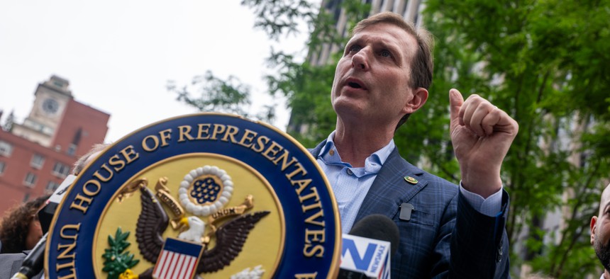 Rep. Dan Goldman and several other members of Congress are supporting two parole reform bills in the state Legislature.