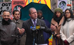 New York City Comptroller Brad Lander has been working to protect immigrants at 26 Federal Plaza.