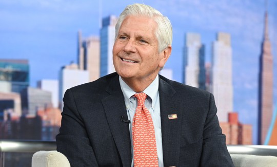 Nassau County Executive Bruce Blakeman announces his gubernatorial run on “Fox & Friends” on Dec. 9, 2025.