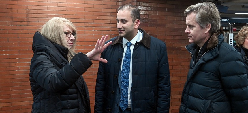 Assembly Member Linda Rosenthal, left, is considering whether to run for the senate seat being vacated by state Sen. Brad Hoylman-Sigal, right.