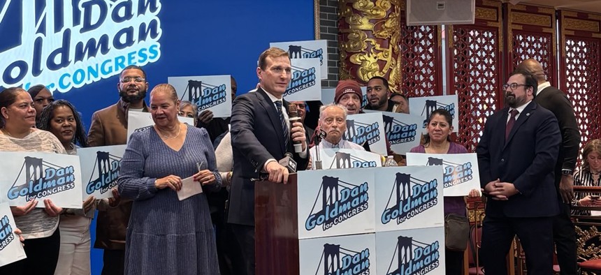 Rep. Dan Goldman kicked off his reelection campaign in Chinatown on Jan. 6, 2026.