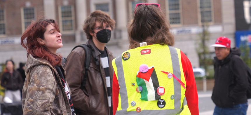 DSA held a rally to call for taxing the rich on Nov. 16.
