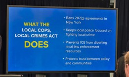 Gov. Kathy Hochul laid out some of the details of what her Local Cops, Local Crimes Act on Friday.