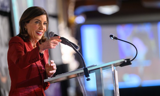 In the latest Siena poll, Gov. Kathy Hochul notched her highest favorability ratings since becoming governor.