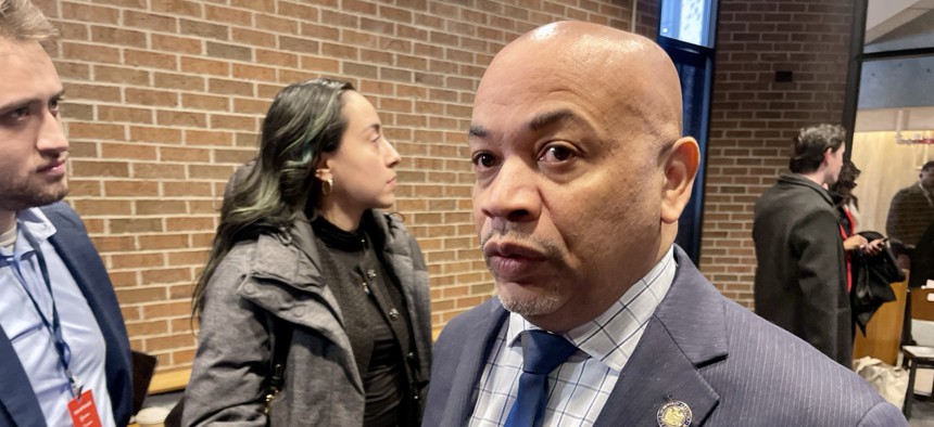 Assembly Speaker Carl Heastie is will listen to the mayor jangle his cup for change next week at the budget hearing. 