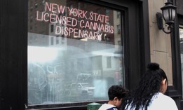 A New York state-licensed cannabis dispensary in New York.