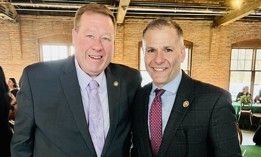 Former Rep. Marc Molinaro, right, now hopes to succeed Assembly Member Chris Tague, left.