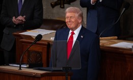 At 1 hour and 47 minutes, Trump's State of the Union address was the longest in at least 60 years.