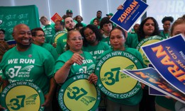 DC 37 endorsed Zohran Mamdani in the general election for mayor last year, but they're not aligned with him in this year's congressional primaries.