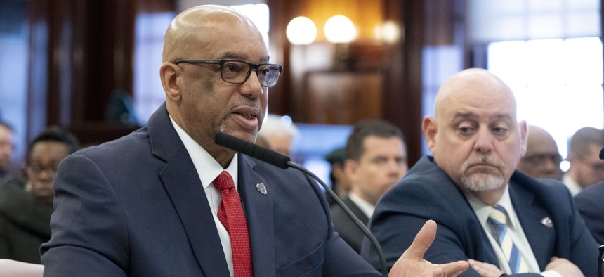 Corrections Commissioner Stanley Richards was previously incarcerated on Rikers Island.