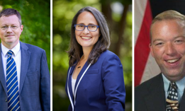 Dan Aymar-Blair, March Gallagher and Marty Masterpole are county comptrollers.