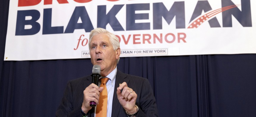 GOP gubernatorial candidate Bruce Blakeman is catching up to Gov. Kathy Hochul in the polls.