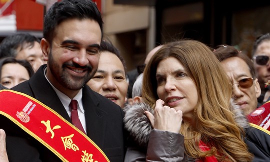 Mayor Zohran Mamdani came for Council Speaker Julie Menin on Wednesday.