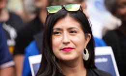 State Sen. Jessica Ramos seems to have made a bad bet on a constituent poll. 