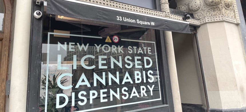 Dazed is a legal retail cannabis dispensary near Union Square in Manhattan.