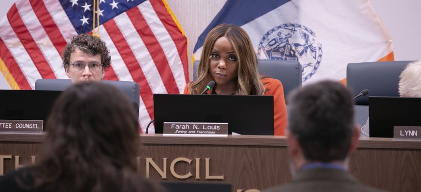 Council Member Farah Louis is chair of the powerful Subcommittee on Zoning and Franchises. 
