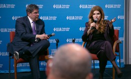 New York City Council Speaker Julie Menin speaks at a UJA-Federation of New York board meeting on Jan. 28, 2026