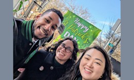 From left, Borough President Antonio Reynoso, Assembly Member Claire Valdez and City Council Member Julie Won.