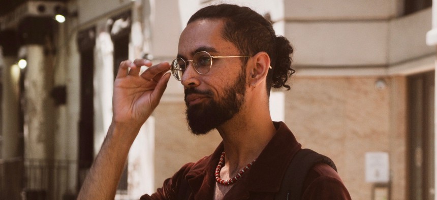 Asad Dandia leads walking tours in New York City.